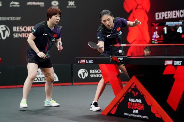 开云-陈熠/蒯曼实现逆转 赢新加坡大满贯女双首秀胜利